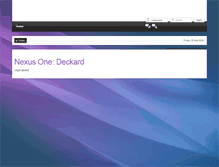 Tablet Screenshot of deckard.nexusone.com.au